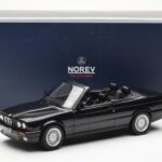 BMW 325i E30 Cabriolet Zwart Metallic Norev 1:18 - image 6 of 6