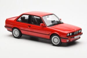 BMW 325i E30 Rood Norev 1:18 183202 Metaal — afbeelding 4 van 6
