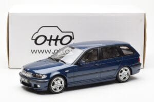 BMW 330i E46 Touring Blauw Otto 1:18 OT251 Hars — afbeelding 6 van 6