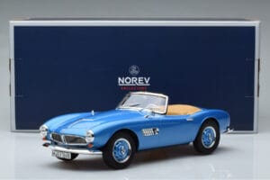 BMW 507 Blauw Norev 1:18 183234 Metaal — afbeelding 6 van 6