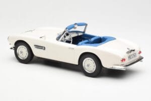 BMW 507 Roadster Wit Norev 1:18 183232 Metaal — afbeelding 5 van 6