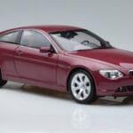 BMW 645Ci E63 Donkerrood Kyosho 1:18 08701CR Metaal - image 5 of 7