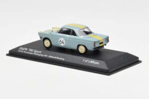 BMW 700 Sport #64 Hulbusch / Stausberg 12 Hours of Nurburgring 1961 Minichamps 1:43 400612364 Metaal — afbeelding 3 van 4