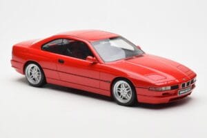 BMW 850 CSi E31 Rood Otto 1:18 OT158 Hars — afbeelding 4 van 6