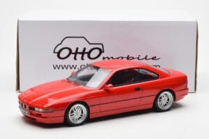 BMW 850 CSi E31 Rood Otto 1:18 OT158 Hars — afbeelding 6 van 6