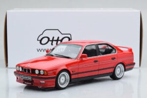 BMW Alpina B10 E34 Biturbo Rood Otto 1:18 OT648 Hars — afbeelding 6 van 6