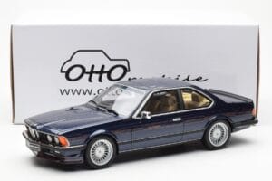 BMW Alpina B7 E24 Turbo Coupe Blauw Metallic Otto 1:18 OT163 Hars — afbeelding 6 van 6