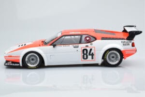 BMW M1 Equipe Dominique Lacaud #84 H. Stuck / Burger / D. Lacaud 24 Hours of Le Mans 1980 Minichamps 1:18 155802984 Metaal — afbeelding 3 van 6