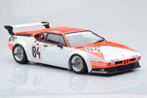 BMW M1 Equipe Dominique Lacaud #84 H. Stuck / Burger / D. Lacaud 24 Hours of Le Mans 1980 Minichamps 1:18 155802984 Metaal — afbeelding 4 van 6