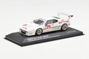 BMW M1 IMSA #25 Red Lobster Cowart / Miller LA Times Grand Prix Winner 1981 Minichamps 1:43 430812525 Metaal — afbeelding 2 van 4