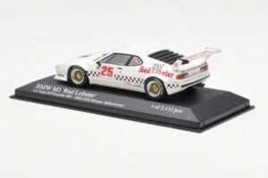 BMW M1 IMSA #25 Red Lobster Cowart / Miller LA Times Grand Prix Winner 1981 Minichamps 1:43 430812525 Metaal — afbeelding 3 van 4