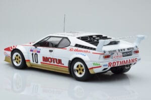 BMW M1 Motul #10 B. Darniche / A. Mahe Rally Tour de Corse 1982 IXO 1:18 18RMC114 Metaal — afbeelding 5 van 6