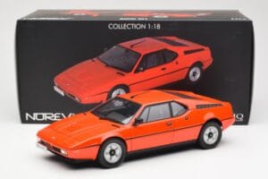 BMW M1 Oranje Metallic Norev 1:18 183222 Metaal — afbeelding 8 van 8