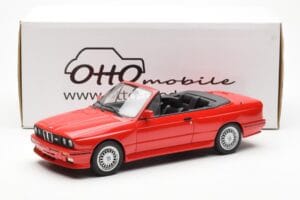 BMW M3 E30 Cabriolet Rood Otto 1:18 OT077 Hars — afbeelding 6 van 6