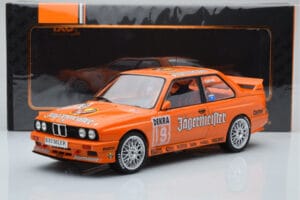 BMW M3 E30 Jagermeister #19 A. Hahne DTM Nurburgring 1992 IXO 1:18 18RMC082A Metaal — afbeelding 6 van 6
