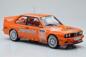 BMW M3 E30 Jagermeister #20 W. Gardner DTM Nurburgring 1992 IXO 1:18 18RMC082B Metaal — afbeelding 4 van 6