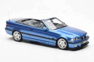 BMW M3 E36 Cabriolet Blauw Otto 1:18 OT279 Hars — afbeelding 4 van 5