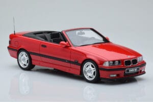 BMW M3 E36 Cabriolet Rood Otto 1:18 OT1048 Hars — afbeelding 4 van 6