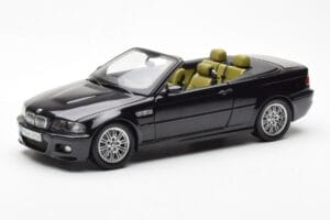 BMW M3 E46 Cabriolet Zwart Kyosho 1:18 80430024431