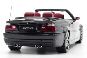BMW M3 E46 Cabriolet Zwart Otto 1:18 OT380 Hars — afbeelding 7 van 9