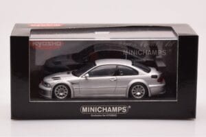 BMW M3 E46 GTR Street Zilver Minichamps 1:43 403012105 Metaal — afbeelding 4 van 4