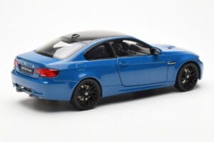 BMW M3 E92 Laguna Seca Blue Kyosho 1:18 08734LBL Metaal — afbeelding 3 van 8