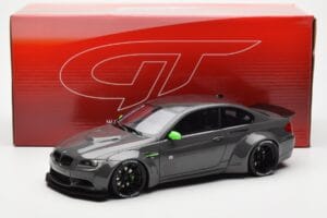 BMW M3 E92 LBWK Liberty Walk Grijs GT Spirit 1:18 GT127 Hars — afbeelding 6 van 6