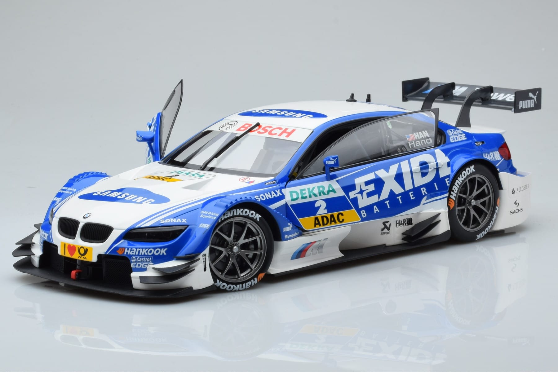 BMW M3 #2 BMW Team RMG A.J. Hand DTM 2012 Minichamps 1:18 100122202 Metaal — afbeelding 2 van 8