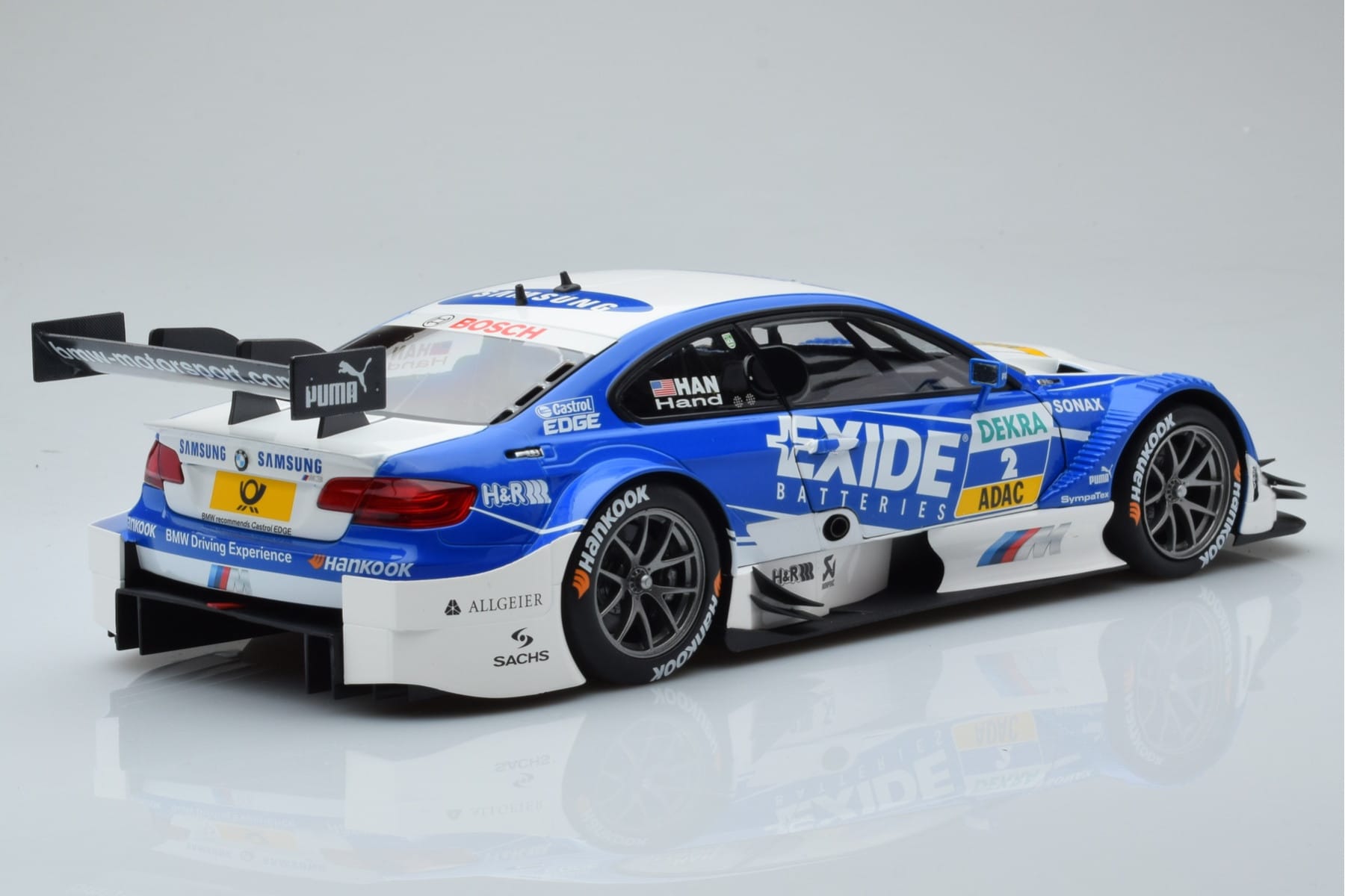 BMW M3 #2 BMW Team RMG A.J. Hand DTM 2012 Minichamps 1:18 100122202 Metaal — afbeelding 3 van 8