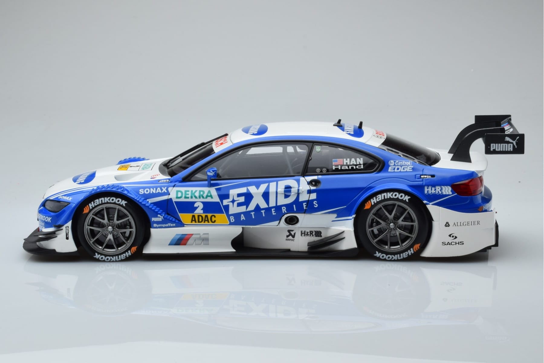 BMW M3 #2 BMW Team RMG A.J. Hand DTM 2012 Minichamps 1:18 100122202 Metaal — afbeelding 4 van 8