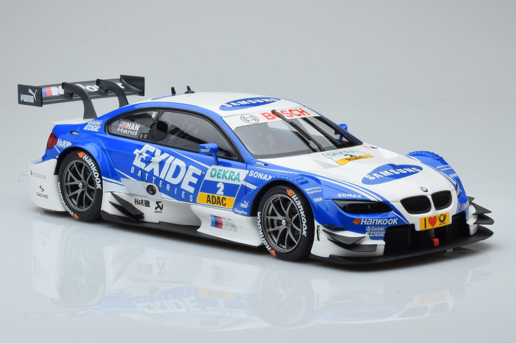 BMW M3 #2 BMW Team RMG A.J. Hand DTM 2012 Minichamps 1:18 100122202 Metaal — afbeelding 5 van 8