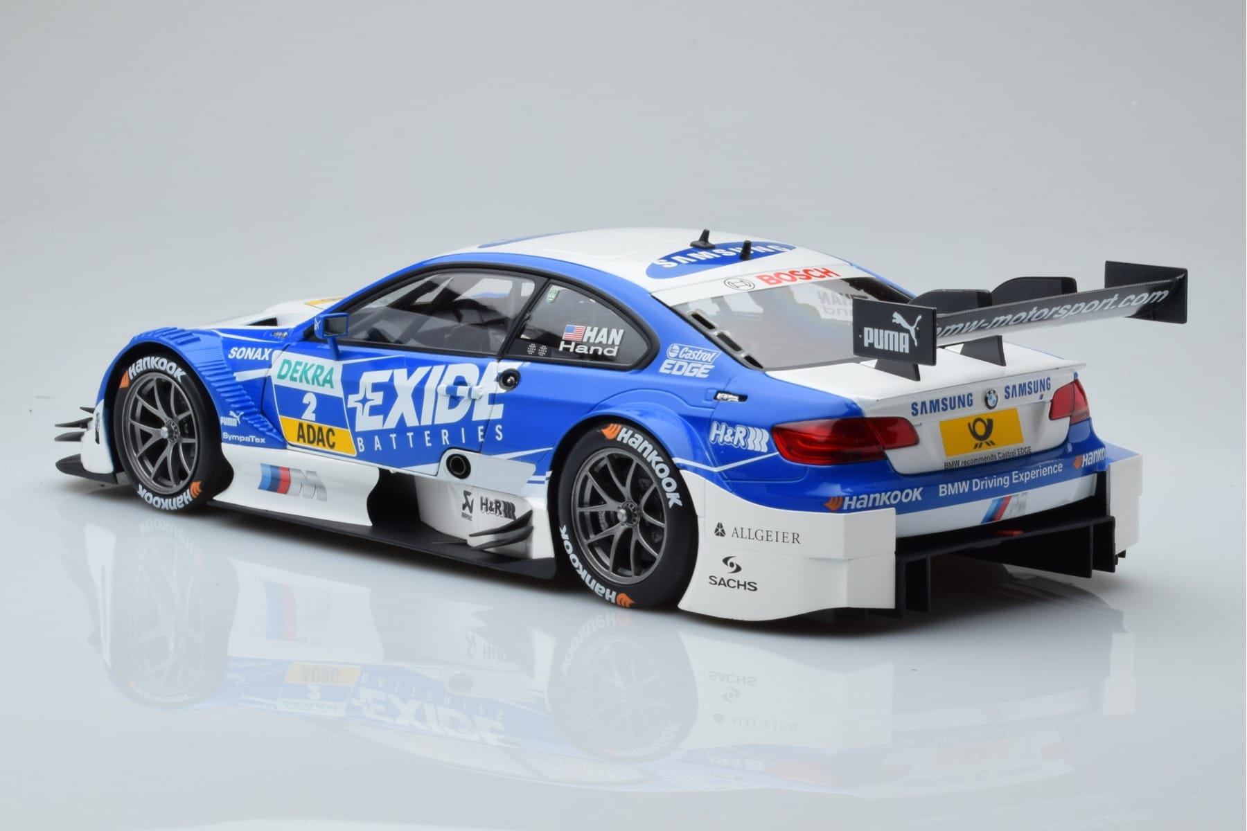 BMW M3 #2 BMW Team RMG A.J. Hand DTM 2012 Minichamps 1:18 100122202 Metaal — afbeelding 6 van 8