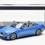 BMW M4 F83 Cabriolet Yas Marina Blauw Paragon 1:18 - image 8 of 8