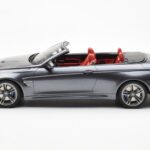 BMW M4 F83 Cabriolet Grijs GT Spirit 1:18 - image 3 of 6