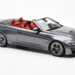 BMW M4 F83 Cabriolet Grijs GT Spirit 1:18 - image 4 of 6