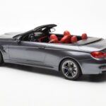 BMW M4 F83 Cabriolet Grijs GT Spirit 1:18 - image 5 of 6