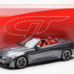 BMW M4 F83 Cabriolet Grijs GT Spirit 1:18 - image 6 of 6