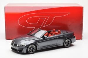 BMW M4 F83 Cabriolet Grijs GT Spirit 1:18 GT081 Hars — afbeelding 6 van 6