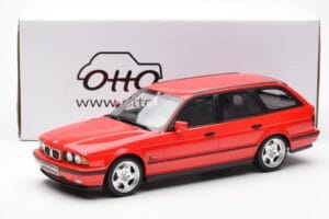 BMW M5 E34 Touring Rood Otto 1:18 OT951 Hars — afbeelding 6 van 6