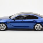 BMW M6 F06 Gran Coupe Blauw GT Spirit 1:18 - image 3 of 6