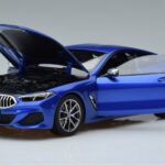 BMW M850i G15 Blauw Metallic Norev 1:18 183286 Metaal - image 2 of 7