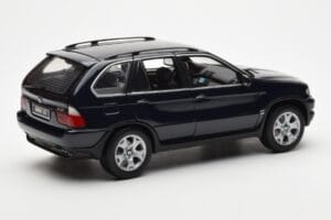 BMW X5 4.4i E53 Donker Blauw Kyosho 1:18 08521DB Metaal — afbeelding 3 van 8
