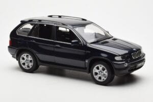 BMW X5 4.4i E53 Donker Blauw Kyosho 1:18 08521DB Metaal — afbeelding 6 van 8