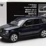 BMW X5 4.4i E53 Donker Blauw Kyosho 1:18 - image 8 of 8