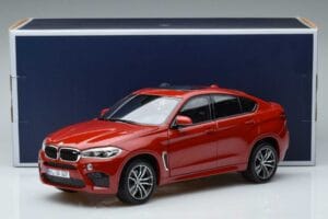 BMW X6M F86 Rood Norev 1:18 183242 Metaal — afbeelding 7 van 7