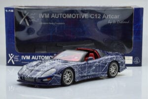 Chevrolet Callaway C12 Corvette MUKO Artcar AUTOart 1:18 71014 Metaal — afbeelding 9 van 9