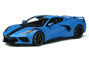 Chevrolet Corvette C8 Rapid Blauw GT Spirit 1:18 GT286 Hars — afbeelding 2 van 7