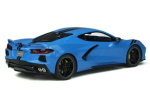Chevrolet Corvette C8 Rapid Blauw GT Spirit 1:18 GT286 Hars — afbeelding 3 van 7