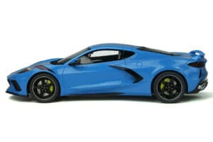 Chevrolet Corvette C8 Rapid Blauw GT Spirit 1:18 GT286 Hars — afbeelding 6 van 7