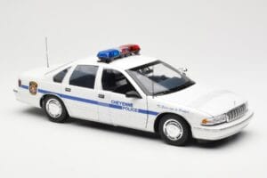 Chevrolet Caprice Cheyenne Politie UT Models 1:18 21025 Metaal — afbeelding 4 van 6